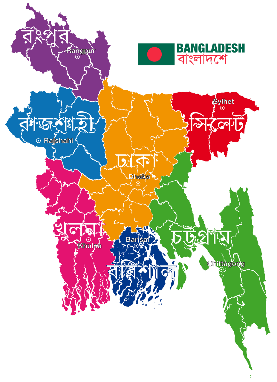 বাংলাদেশের মানচিত্র
